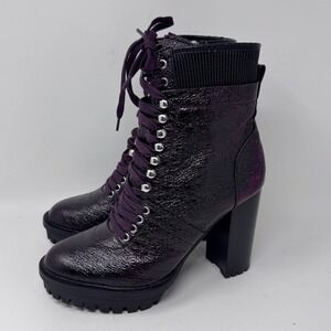Vince Camuto Ermania Lace-Up Platform Combat Boots – Size 7.5